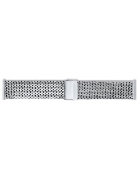 Μπρασελέ Ατσάλινο Mesh 20mm Tzevelion Mesh Silver 01