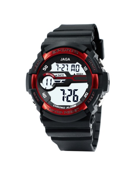 JAGA M117X Κόκκινο ΔΩΡΟ λουράκι Alarm-chrono