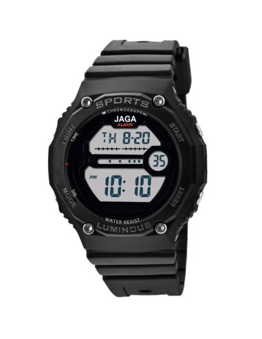 JAGA M130X Μαύρο ΔΩΡΟ λουράκι Alarm-chrono