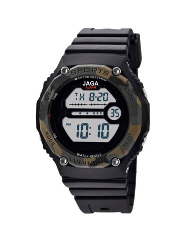JAGA M130X Μαύρο Παραλλαγής ΔΩΡΟ λουράκι Alarm-chrono