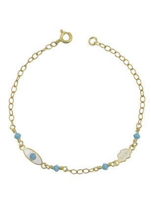 Bracelet Gold K9 Eye
