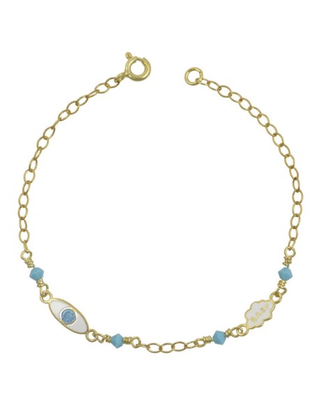 Bracelet Gold K9 Eye