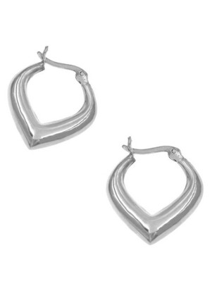 Earrings hoop Silver 925 Thickness