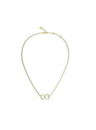 Fancy Necklace GUESS stainless steel with hearts.