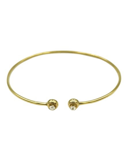 Bracelet Gold K14 with zircons