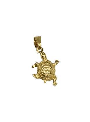 Necklace Gold K14 turtle 2