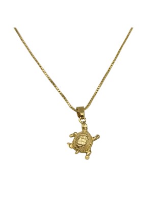 Necklace Gold K14 turtle