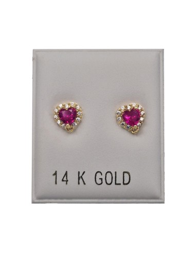 Earrings Gold K14 Rosettes