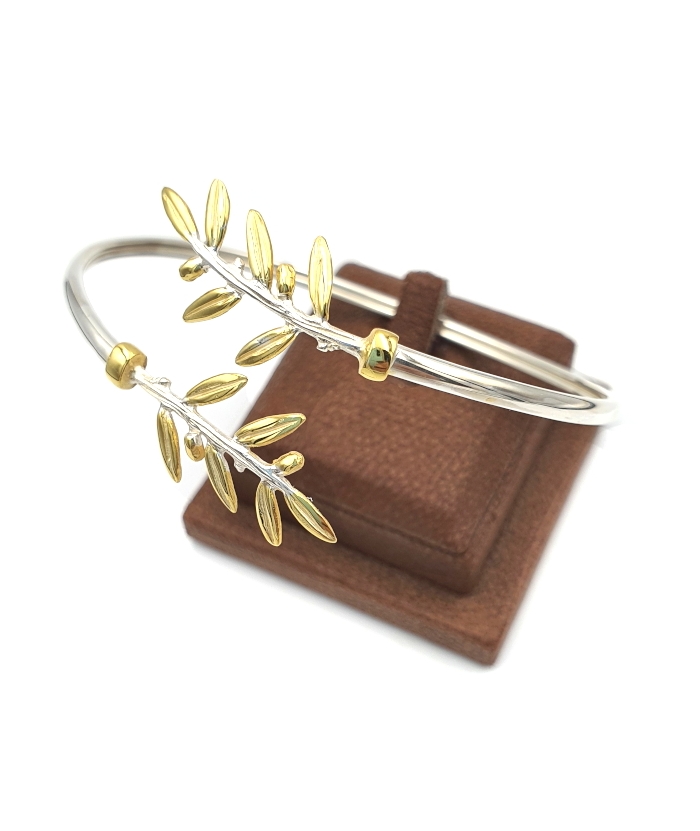 Bracelet Silver "Leafs"