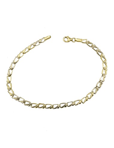 Bracelet Gold 14Κ Twin color