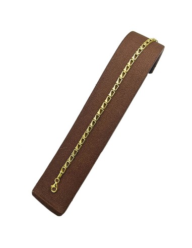 Bracelet Gold 14Κ Twin color
