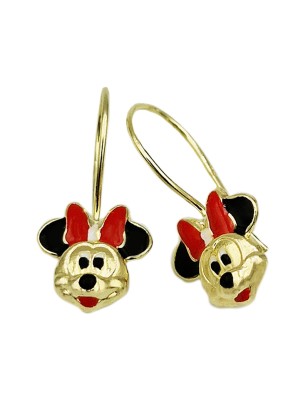 Earrings gold K9 Mini 2