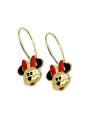 Earrings gold K9 Mini