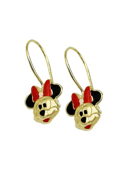 Earrings gold K9 Mini