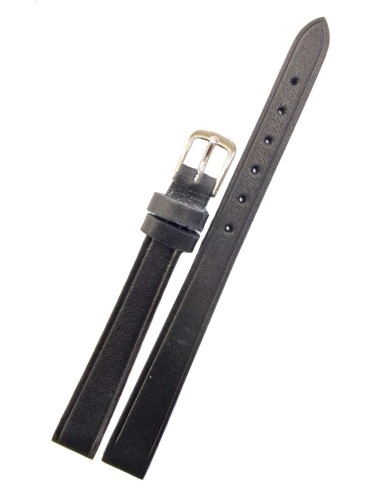 Leather Strap black 10mm TZEVELION ART103/56