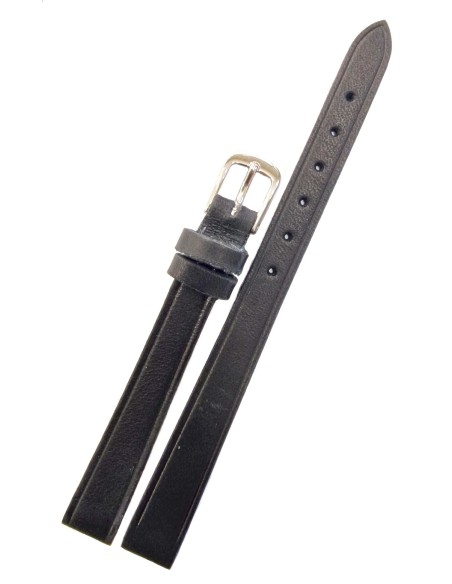 Leather Strap black 10mm TZEVELION ART103/56