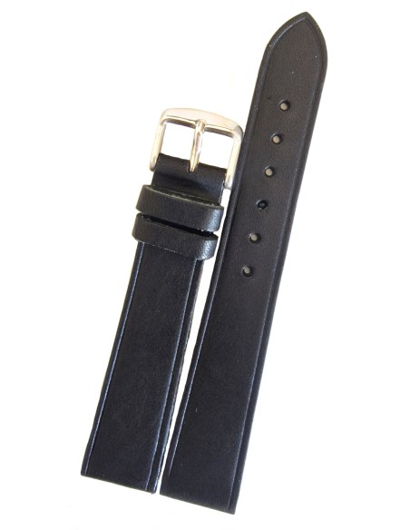Leather Strap Black 18mm Tzevelion ART103/56