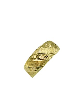 Ring gold K14 Waves 2