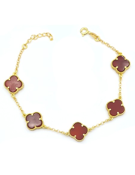 Bracelet Silver 925 with crosses type Van Cleef