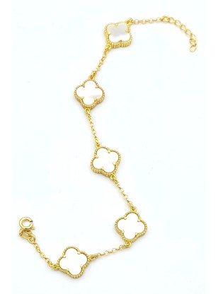 Bracelet Silver 925 with crosses type Van Cleef 2