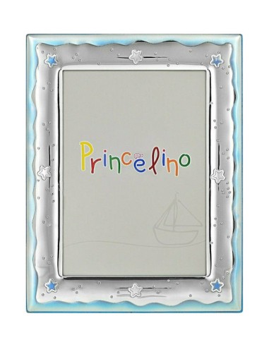 Prince Silvero Παιδική Κορνίζα Ασημένια 925° 9x13cm