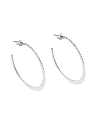 Earrings hoop Silver 925 diameter 35mm