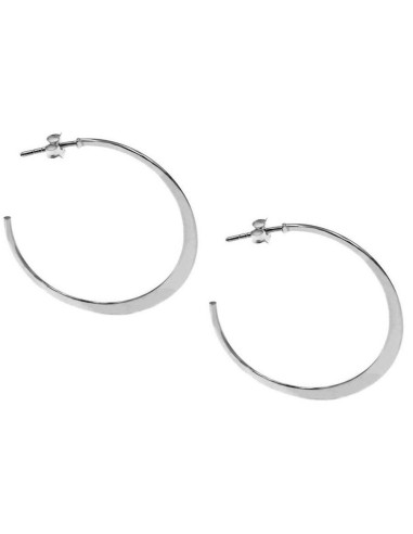 Earrings hoop Silver 925 diameter 30mm