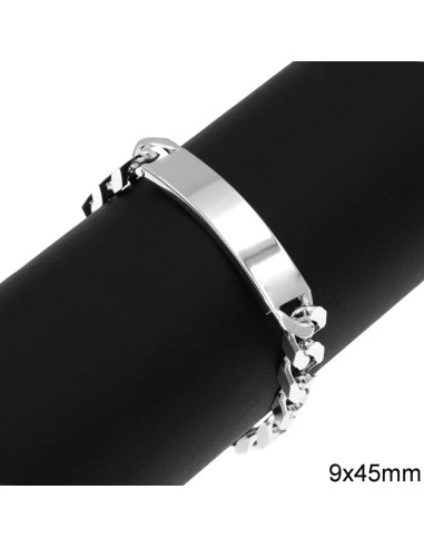 Bracelet Silver 925 size 9x45mm
