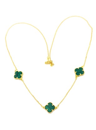 Necklace Silver 925 with 3 crosses type Van Cleef 2