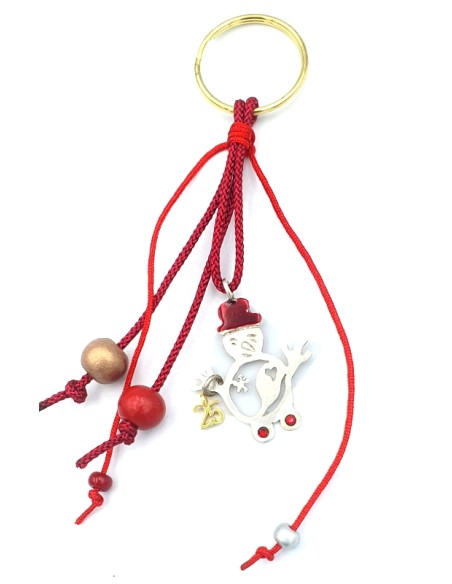 Silver 925 Charm 25 Snowman