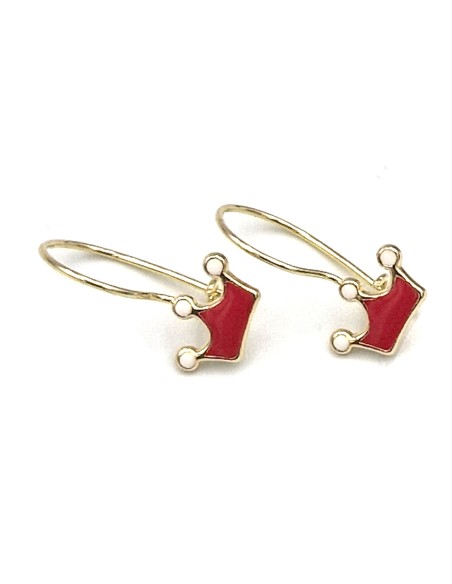 Earrings children Gold K9 Crowns