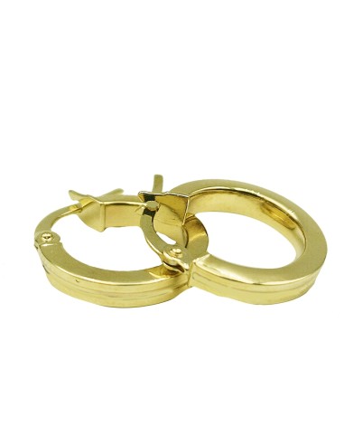 Earrings hoop gold K9