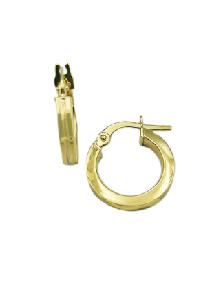 Earrings hoop gold K9