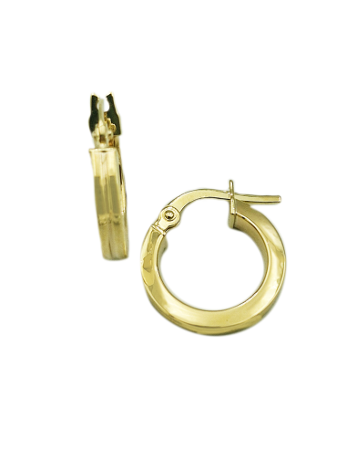 Earrings hoop gold K9
