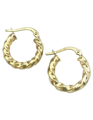 Earrings hoop gold K9
