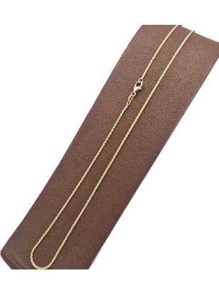 Αλυσίδα Λαιμού Χρυσή Κ14 Spiga 45cm 2