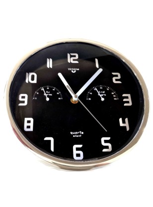 WALL CLOCK VIRTIME 1981/30 PLASTIC SILENT THERMO-HYDRO 2