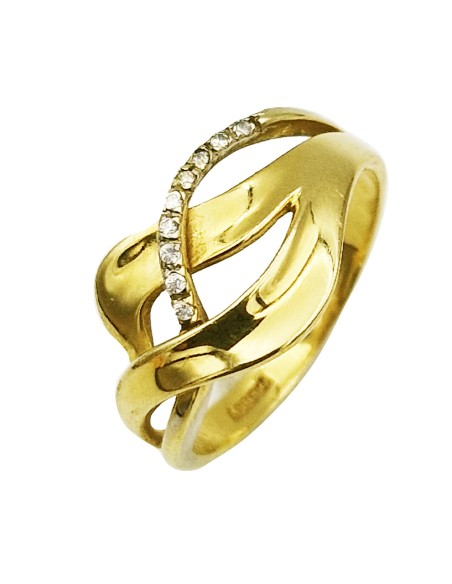 Ring gold K14 infinity
