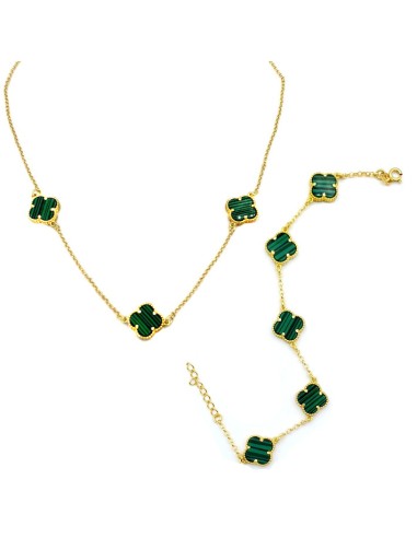 Necklace Silver 925 Cross type Van Cleef