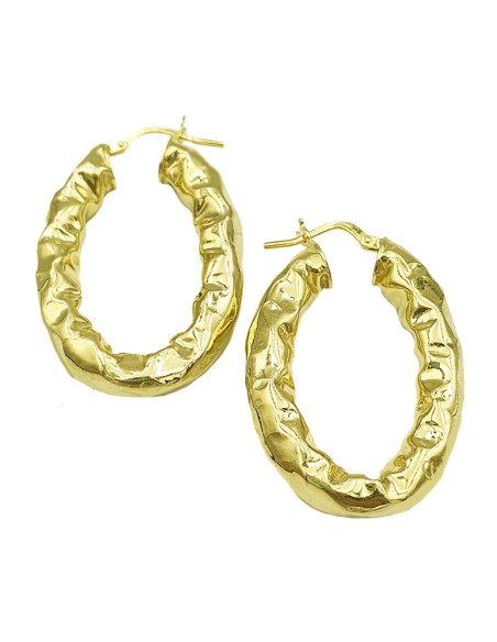 Earrings hoop Silver 925 goldplated