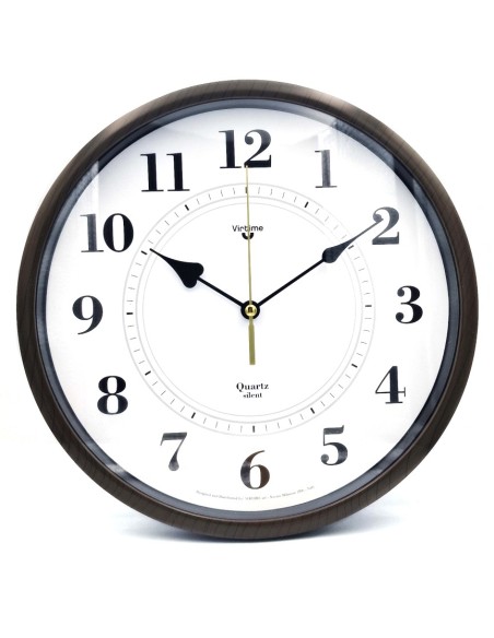 WALL CLOCK VIRTIME 1980-11 plastic 23cm