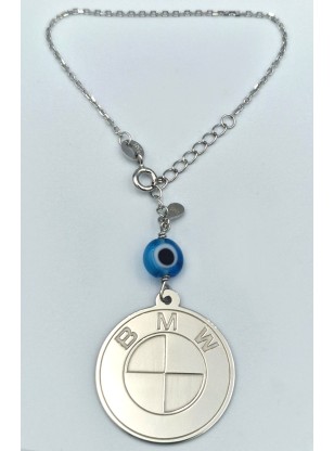 Car Amulet Silver 925 BMW