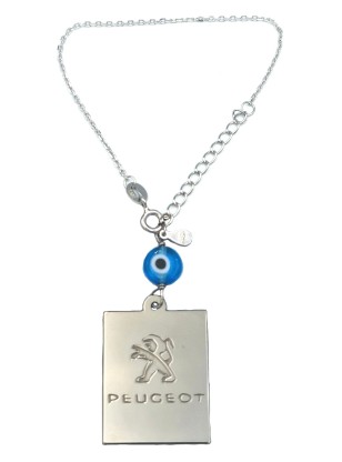 Car Amulet Silver 925 PEUGEOT