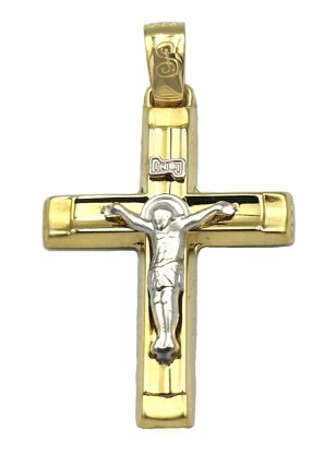 Cross Baptism gold K14