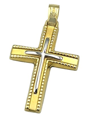 Cross Baptism gold K14