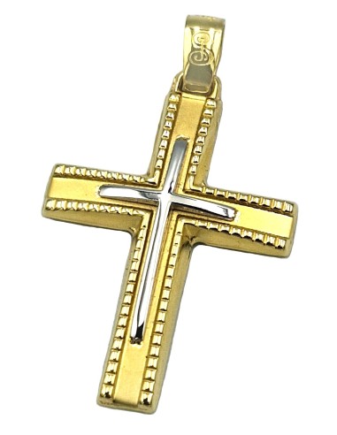 Cross Baptism gold K14