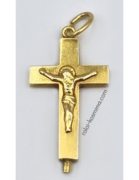 Cross gold K14 honest wood-opening