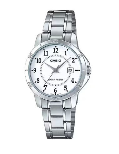 CASIO LTP-V004D-7BUDF Ladies Stainless Steel
