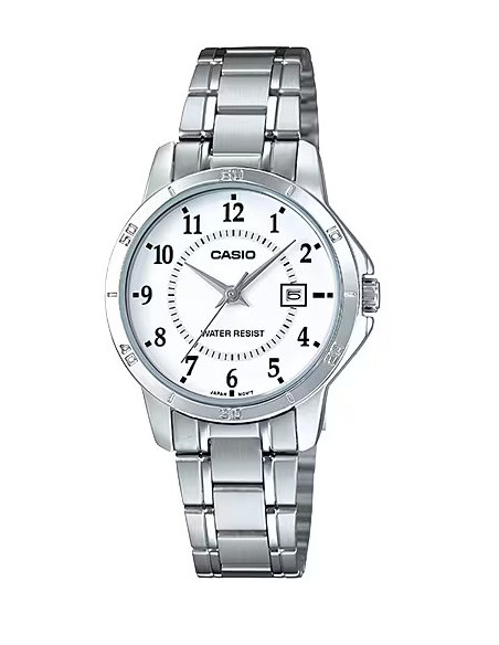 CASIO LTP-V004D-7BUDF Ladies Stainless Steel