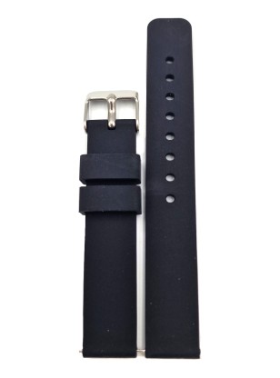 Silicon Strap Black 16mm